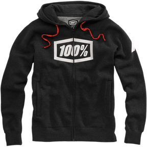 100% SYNDICATE ZIP HOOD SWEATSHIRT/WHT - DRIVEN Canada's Powersports 19626100935420032 - 00000