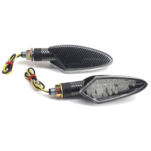 TOXIC TURN SIGNALS EUROPA CARBON LOOK - Driven Powersports