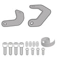 GIVI 1111KIT Adapter Kit for TE/PL/PLX1111 w/o Monorack, fits Honda NC700S / NC750S