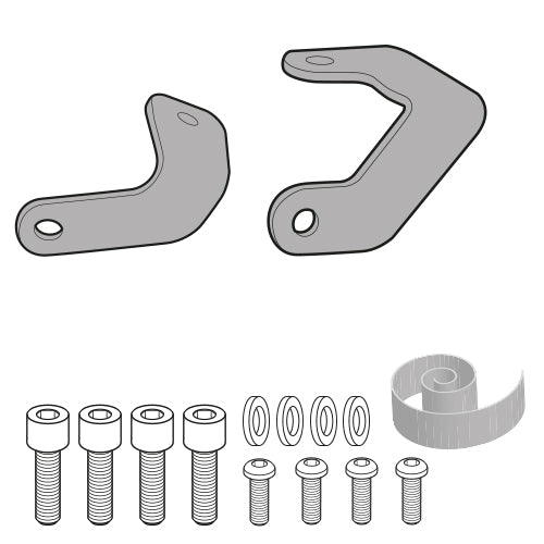 GIVI 1111KIT Adapter Kit for TE/PL/PLX1111 w/o Monorack, fits Honda NC700S / NC750S