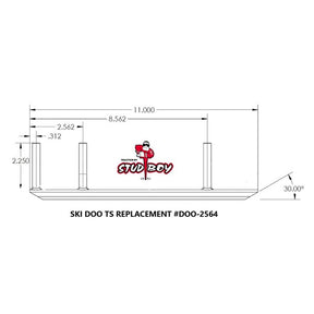 Stud Boy TS Adjustable Skis Shaper Bar (DOO-S2564-90) - Driven Powersports