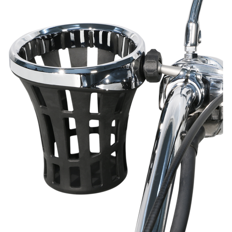 CIRO LLC Big Ass Drink Holder, Chrome, 1 1/4" Clamp, Chrome Front - Driven Powersports