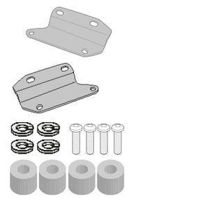 GIVI 1185KIT Adapter Kit for TE1185 w/o Monorack, fits Honda CB650R / CBR650R