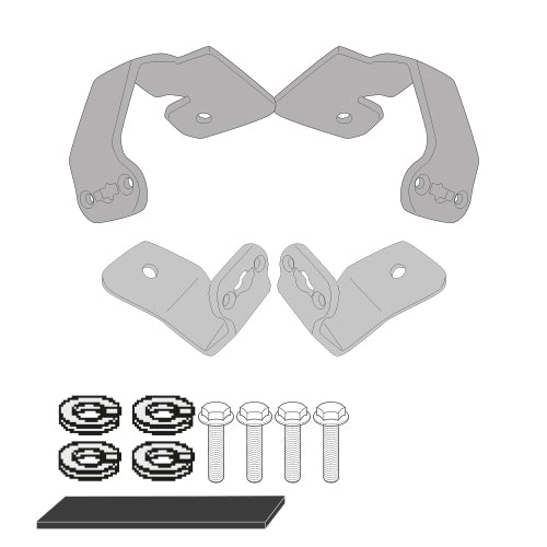 GIVI 1192KIT Adapter Kit for PLO/PLX1192, fits Honda NC750X