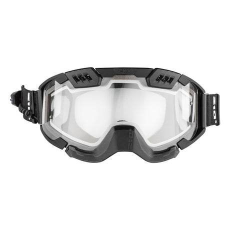 CKX Electric 210° Goggles with Controlled Ventilation for Backcountry 210 Off-Road Matte Black Clear - Driven Powersports