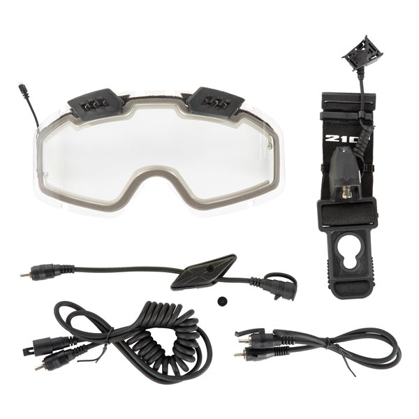 CKX Electric 210° Goggles Lens with Adjustable Ventilation & Accessories Clear 210° - Driven Powersports
