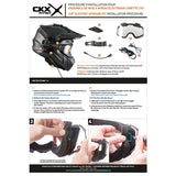 CKX Titan Original Electric Combo Helmet – Trail and Backcountry Solid Matte Black XS - Driven Powersports