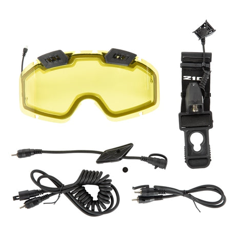 CKX Electric 210° Goggles Lens with Adjustable Ventilation & Accessories Yellow 210° - Driven Powersports