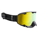 CKX Insulated Electric 210° Goggles for Trail 210 Trail Matte Black Mirror gold - Driven Powersports