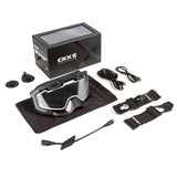 CKX Electric 210° Goggles with Controlled Ventilation for Backcountry 210 Off-Road Matte Black PHOTOCHROMIQUE - Driven Powersports