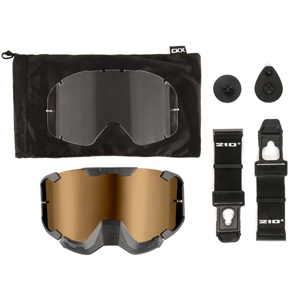 CKX 210° Goggles, Summer 210 Summer Matte Black Copper - Driven Powersports