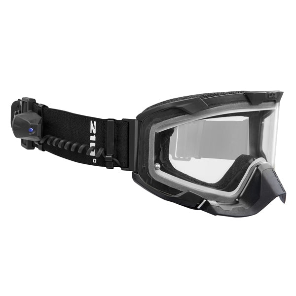 CKX Insulated Electric 210° Goggles for Trail 210 Trail Matte Black Clear - Driven Powersports