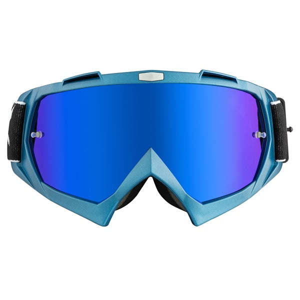 CKX Assault Goggles with Tear-off Pins, Summer Marine Mirror blue - Driven Powersports