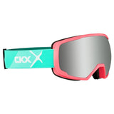 CKX Goggles Helmet JR Leopard Pink Revo silver mirror - Driven Powersports
