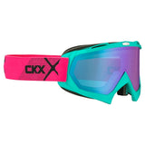 CKX Goggle JR assault Turquoise REVO TURQUOISE MIRROR - Driven Powersports