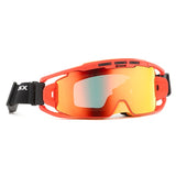 CKX Apex Goggle Orange/Red Double REVO RED MIRROR/Smoke - Driven Powersports