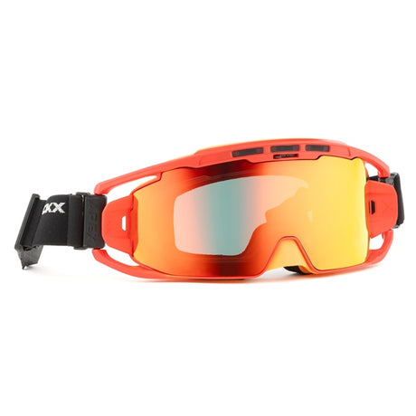 CKX Apex Goggle Orange/Red Double REVO RED MIRROR/Smoke - Driven Powersports