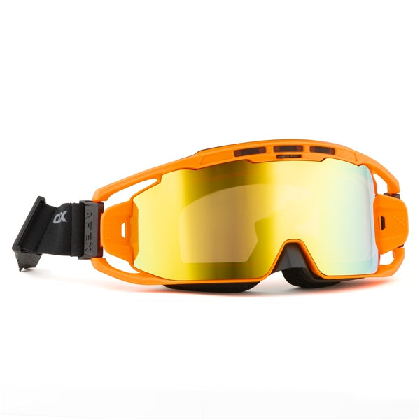CKX Apex Goggle Black/Orange Double REVO ORANGE MIRROR/AMBRÉE - Driven Powersports