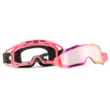 CKX Apex Goggle Black/Pink Double Revo PinK Mirror/Pink - Driven Powersports