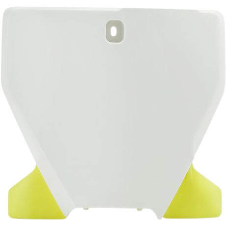 ACERBIS PLATE FRT# HUS White/Yellow Front - Driven Powersports