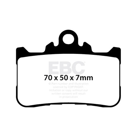 EBC FA759HH BRAKE PAD FT/LF HUSQV (FA759HH) - Driven Powersports