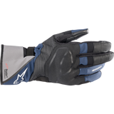 ALPINESTARS GLOVE ANDES V3 Black/Blue Front - Driven Powersports