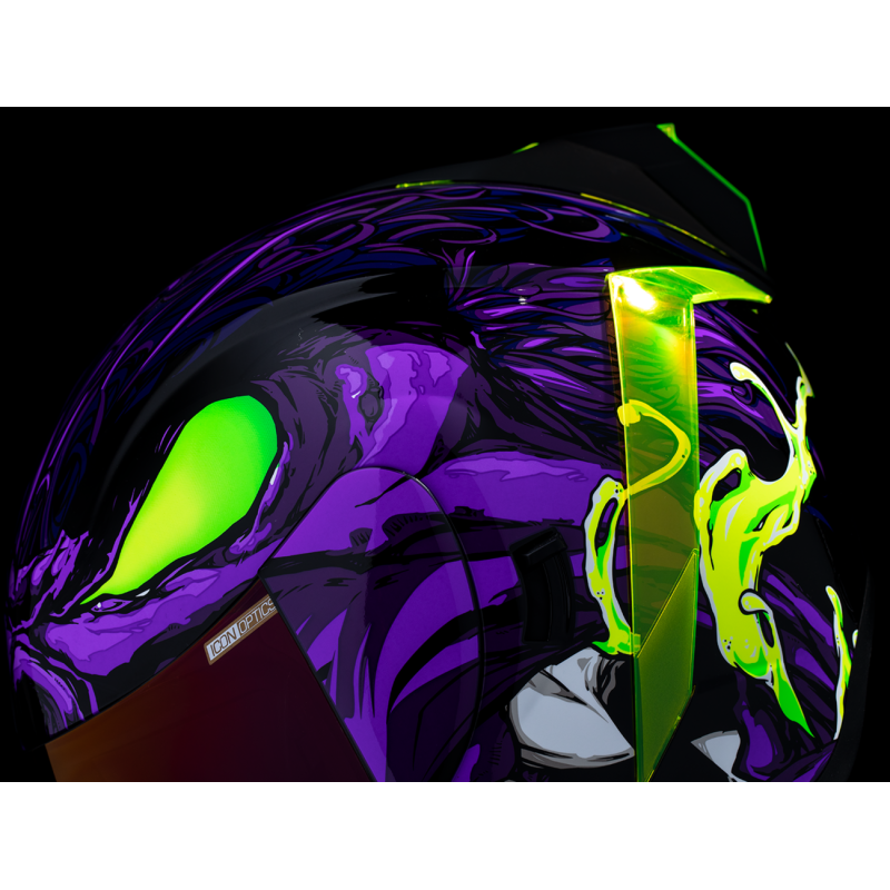 ICON HELMET AIRFORM MIPS MANIK'RR Purple Front - Driven Powersports