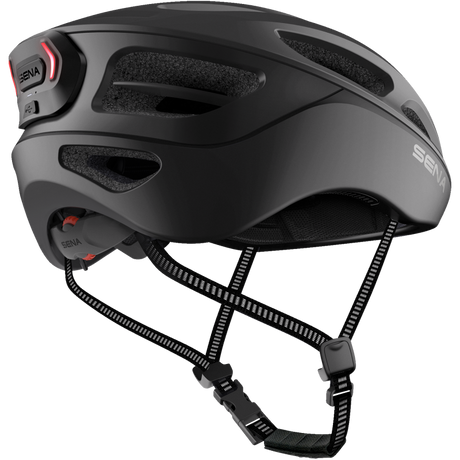 SENA CYCLING HELMET R1 EVO Matte Black Right Side - Driven Powersports