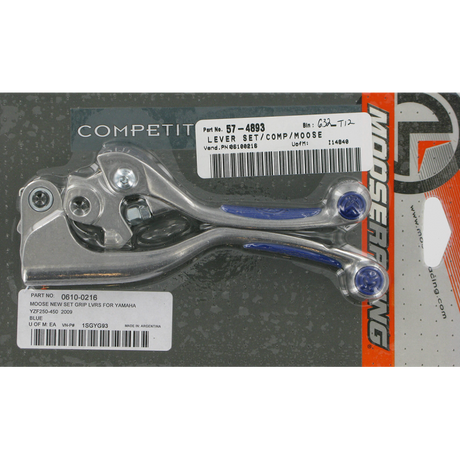 MOOSE RACING COMP LVR SET YZF250/450F 09 Blue 3/4 Front - Driven Powersports