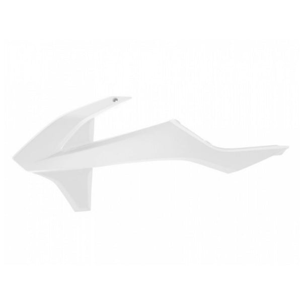 Polisport Air Scoop Deflector for Radiator For Ktm White/Black - Driven Powersports