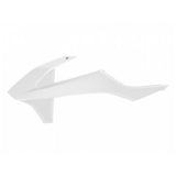 Polisport Air Scoop Deflector for Radiator For Ktm White/Black - Driven Powersports