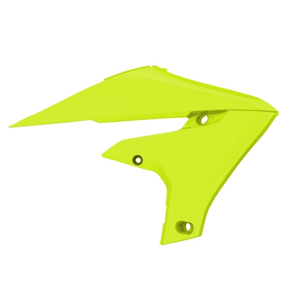 POLISPORT %RADIATOR SCOOPS YZ450F 18-19 FLO Yellow - Driven Powersports