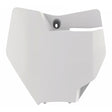 POLISPORT NUMBER PLATE 85SX 18 OEM White - Driven Powersports