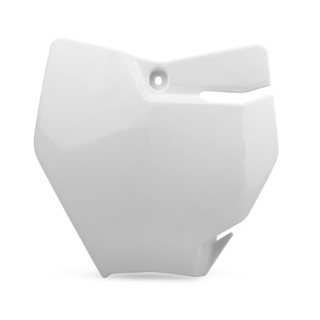 POLISPORT NUMBER PLATE 65SX (2016) OEM White - Driven Powersports