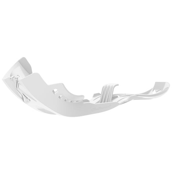 POLISPORT SKID PLATE FORTRESS EXT SXF250/350 16-18 White - Driven Powersports