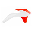 POLISPORT RAD.SCOOPS KTM 125/250/450 SX-F 13-15 White/Orange - Driven Powersports