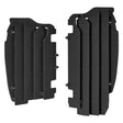 POLISPORT RADIATOR LOUVERS KX450F (12-15) Black - Driven Powersports