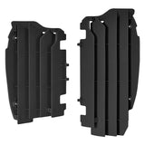 POLISPORT RADIATOR LOUVERS KX450F (12-15) Black - Driven Powersports