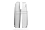 POLISPORT FORK PROT YZ125/250/250F/450F 2005-07. White - Driven Powersports