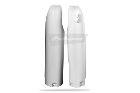 POLISPORT FORK PROT YZ125/250/250F/450F 2005-07. White - Driven Powersports