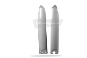 POLISPORT FORK PROTECTOR KX125-KX250-KX500 94-02. White - Driven Powersports