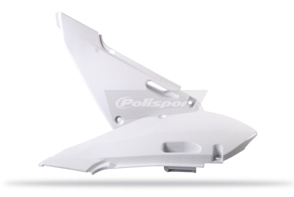 POLISPORT SIDE PANEL KX65/KLX110/RM65/DRZ110 01-03. White - Driven Powersports