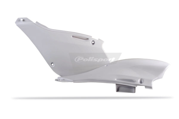 POLISPORT SIDE PANELS KX125-KX250 99-02. White - Driven Powersports