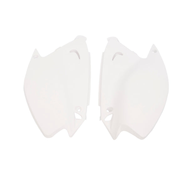 POLISPORT SIDE PANELS KX125-KX250 03-08. White - Driven Powersports