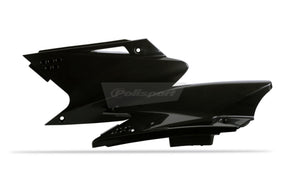 POLISPORT SIDE PANELS KX250F 2006-08. Black - Driven Powersports