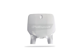 POLISPORT NUMBER PLATE KX125-KX250-KX500 96-02. White - Driven Powersports