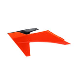 Polisport Radiator Scoop For Ktm Black/Orange - Driven Powersports