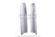 POLISPORT FORK PROTECTOR RM125/250 04-06/RMZ250 07-08. White - Driven Powersports