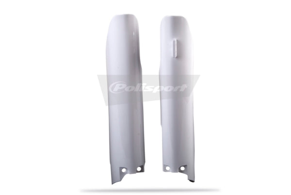 POLISPORT FORK PROTECTOR RM125/250 04-06/RMZ250 07-08. White - Driven Powersports