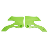 POLISPORT RADIATOR SCOOP KX125-KX250 99-02. Green - Driven Powersports